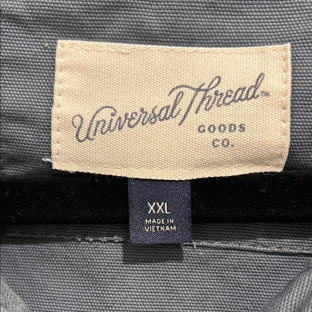Universal Thread Gray Hooded Utility Jacket - image 2